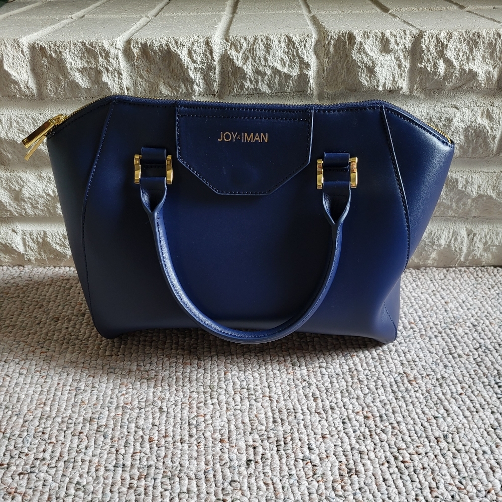 Joy and Iman Leather Satchel
